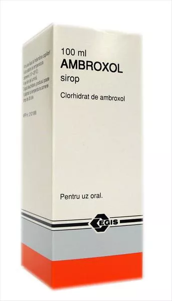 Ambroxol Sirop, 100 ml, Egis, [],farmacieieftina.ro