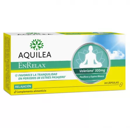 Aquilea Enrelax, 24 capsule, Uriach, [],farmacieieftina.ro