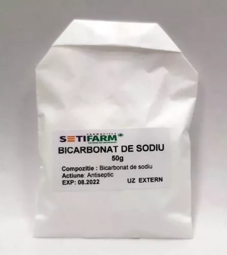 BICARBONAT DE SODIU 50 g, [],farmacieieftina.ro