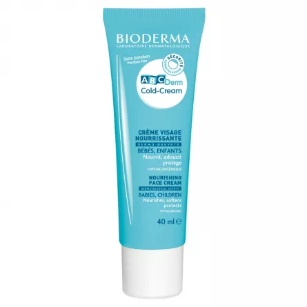 Bioderma Crema Protectoare si Calmanta Abcderm Cold Cream, 45 ml, [],farmacieieftina.ro