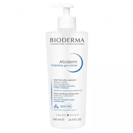 Bioderma Atoderm Intensiv Gel Crema, 500 ml, [],farmacieieftina.ro