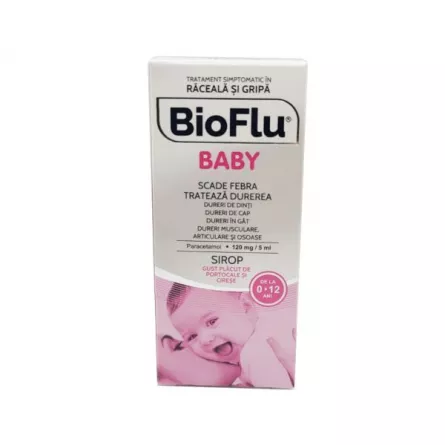 Bioflu sirop Baby 120mg/5ml 100ml, [],farmacieieftina.ro