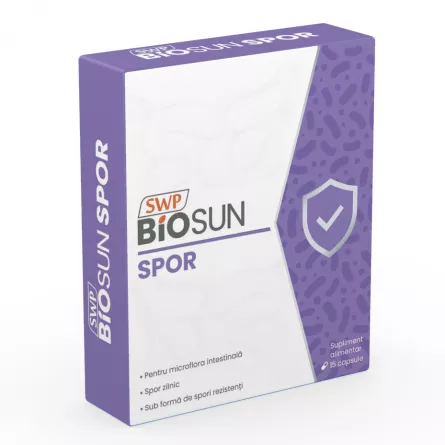 BioSun Spor, 15 capsule, Sun Wave Pharma, [],farmacieieftina.ro