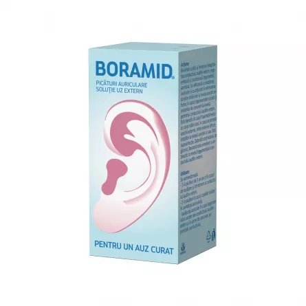 Boramid Solutie Auriculara, 10 ml, Biofarm, [],farmacieieftina.ro