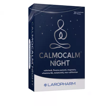 Calmocalm  Night ,20 Comprimate Filmate, [],farmacieieftina.ro