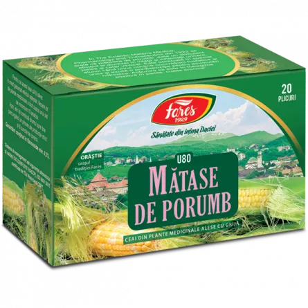 Ceai Matase Porumb Doze Fares, [],farmacieieftina.ro
