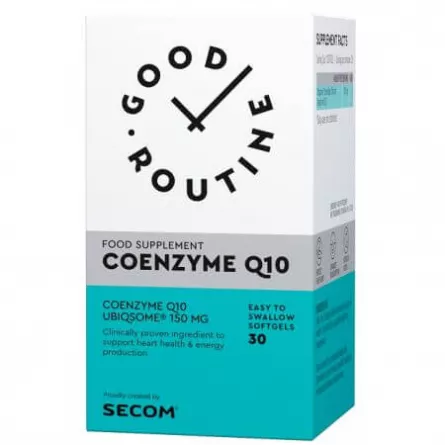Coenzima Q10 Good Routine, 30 capsule moi, Secom, [],farmacieieftina.ro