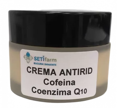 Crema Antirid Cofeina si Coenzima Q10, 30 g, [],farmacieieftina.ro