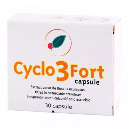 Cyclo 3 Fort, 30 Gelule, [],farmacieieftina.ro