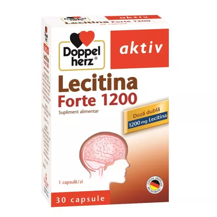 Doppelherz lecitina forte 1200x 30cps, [],farmacieieftina.ro