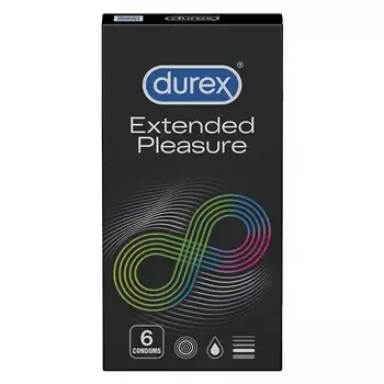 Durex Extended Pleasure 6 buc, [],farmacieieftina.ro