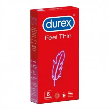 Durex Feel Thin 6 buc, [],farmacieieftina.ro