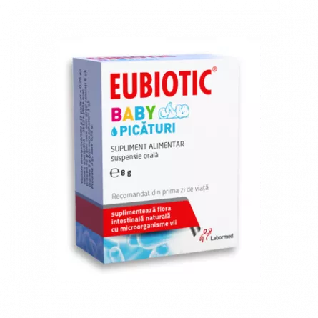 EUBIOTIC BABY PICATURI ORALE 8G, [],farmacieieftina.ro
