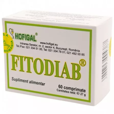 Fitodiab ,60 comprimate   Hofigal, [],farmacieieftina.ro