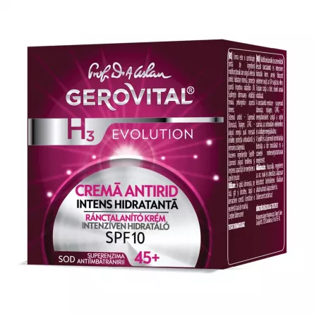 Gpf2230 Gerovital GH3EV Crema Antirid Spf 10, 45+ , [],farmacieieftina.ro
