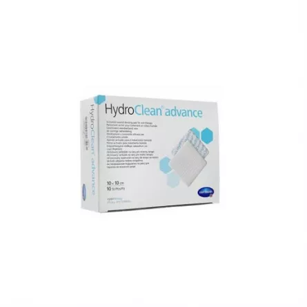 Pansament HydroClean Advance 10 x 10cm x 10buc, [],farmacieieftina.ro