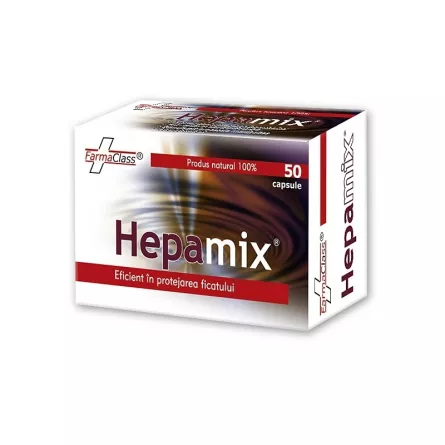 Hepamix, 50 Capsule, [],farmacieieftina.ro