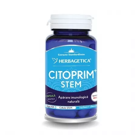 Citoprim + Stem, 60 Capsule, Herbagetica, [],farmacieieftina.ro