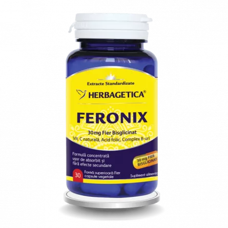 Herbagetica feronix ,30 capsule  vegetale, [],farmacieieftina.ro