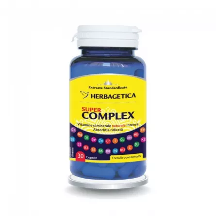 Herbagetica super complex , 30 capsule, [],farmacieieftina.ro