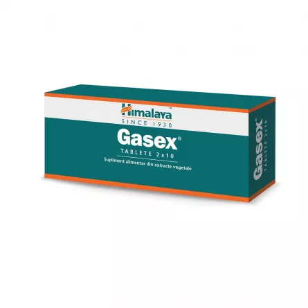 Gasex, 20 Tablete, Himalaya, [],farmacieieftina.ro