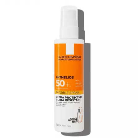 La Roche Posay  Anthelios Spray Invizibil Fara Parfum Spf 50+   360501, [],farmacieieftina.ro