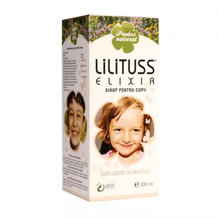 Lilituss Elixir Sirop Copii 200 ml, [],farmacieieftina.ro