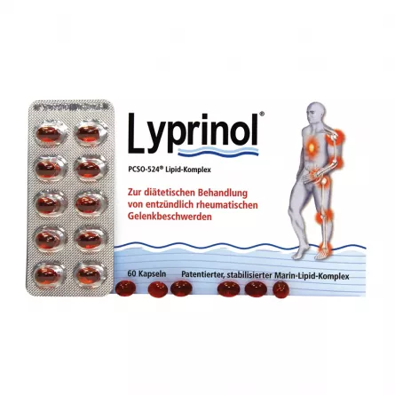 Complex Lipidic Marin Lyprinol, 60 Capsule, Pharmalink, [],farmacieieftina.ro
