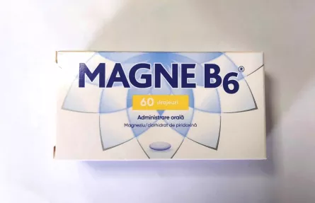 Magne B6, 60 drajeuri, [],farmacieieftina.ro