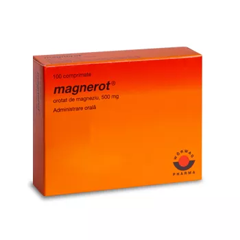 Magnerot, 500 mg, 100 Comprimate, WorwaGPharma, [],farmacieieftina.ro