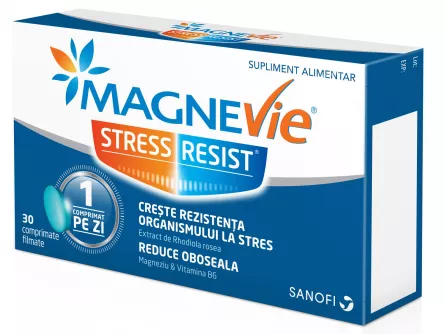 Magnevie Stress Resist, 30 Comprimate Filmate, Sanofi, [],farmacieieftina.ro