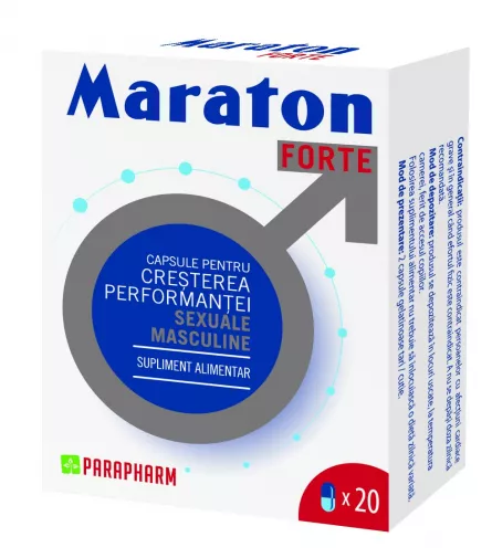Maraton Forte, 20 Capsule, Parapharm, [],farmacieieftina.ro