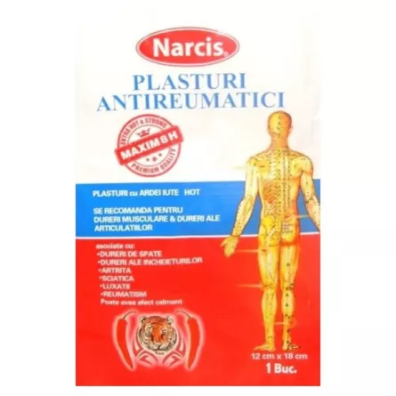 Plasturi Antireumatici Narcis 12X18 Cm, [],farmacieieftina.ro