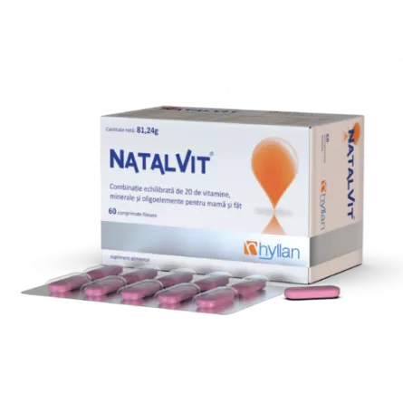 Natalvit  60 Comprimate, [],farmacieieftina.ro