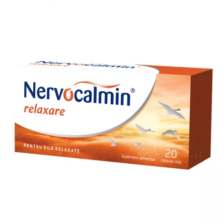 Nervocalmin relaxare, 20 capsule moi, [],farmacieieftina.ro