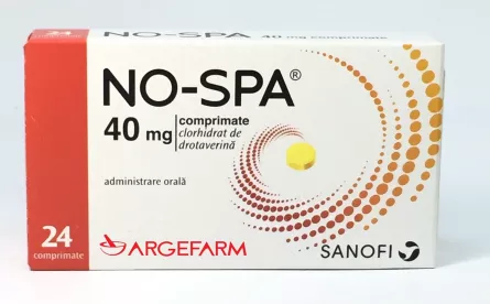 No-Spa 40 mg, 24 Comprimate, Sanofi, [],farmacieieftina.ro