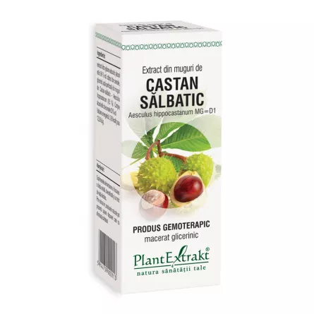 Extract din Muguri de Castan Salbatic, 50 ml, Plant Extrakt, [],farmacieieftina.ro