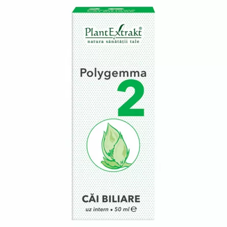 Polygemma 2, Cai Biliare, 50 ml, Plant Extrakt, [],farmacieieftina.ro