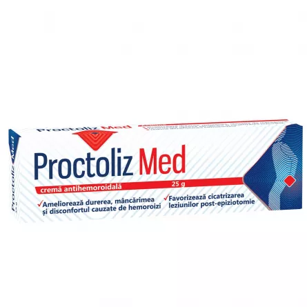 Crema Antihemoroidala Proctoliz Med, 25 G, Look Ahead, [],farmacieieftina.ro