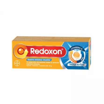 Redoxon Triple Action ,10 Comprimate effervescente, [],farmacieieftina.ro