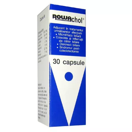 Rowachol, 30 Capsule, Rowa Wagner, [],farmacieieftina.ro