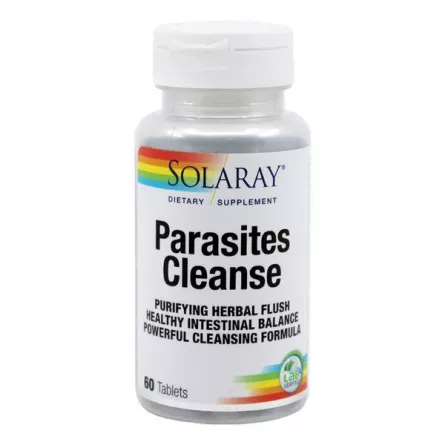 Secom Parasites Cleanse 60 tablete Solaray, [],farmacieieftina.ro