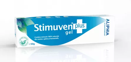 Stimuven Plus, Gel Aliphia pentru Varice, 60 G, Exhelios, [],farmacieieftina.ro