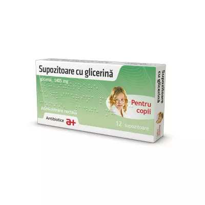 SUPOZITOARE CU GLICERINA PENTRU COPII X 12 ANTIBIOTICE, [],farmacieieftina.ro