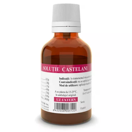 Solutie Castelani, 25 ml, Tis Farmaceutic, [],farmacieieftina.ro