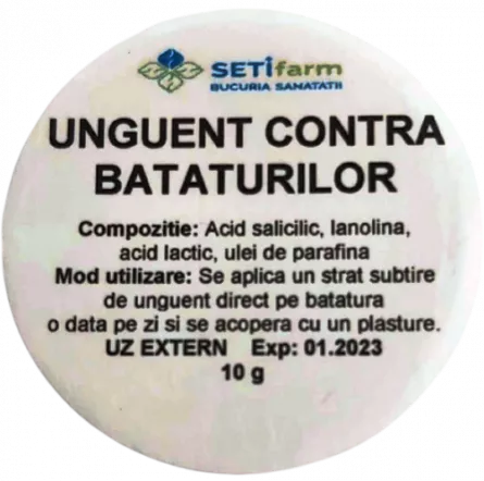 UNGUENT CONTRA BATATURILOR 10 g, [],farmacieieftina.ro