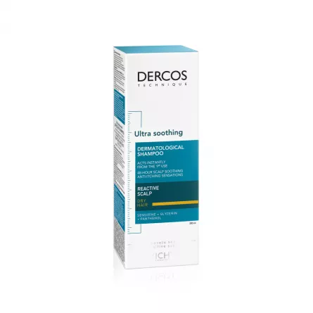 Dercos Sampon Ultracalmant Scalp Sens-Uscat 200 ml, [],farmacieieftina.ro