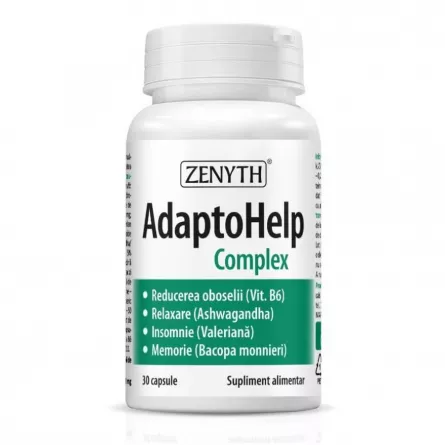 Zenyth Adaptohelp Complex  30 Capsule, [],farmacieieftina.ro