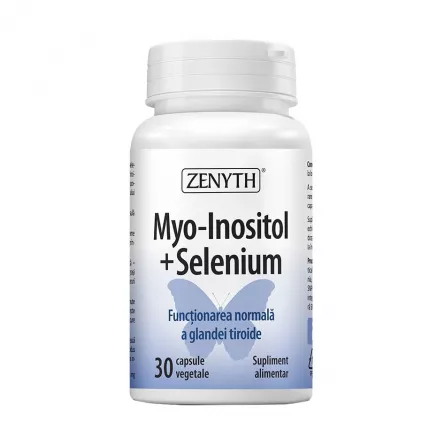 Zenyth Myo-Inositol + Seleniu 30 Capsule Vegane, [],farmacieieftina.ro