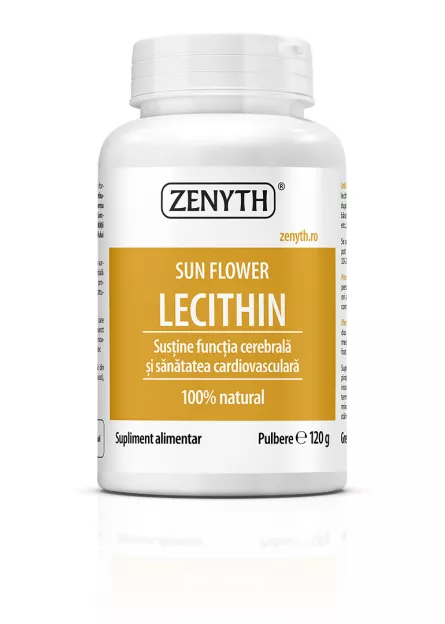 Zenyth Sun Flower Lecithin 120 g, [],farmacieieftina.ro